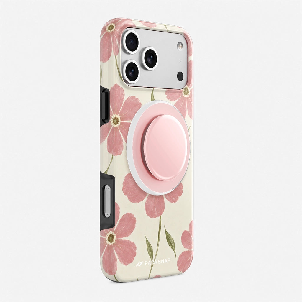 Blush Bloom MagSafe Phone Case Grip Set