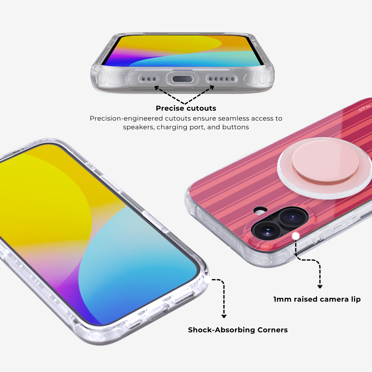 RoseVibe | MagSafe Phone Case With Grip