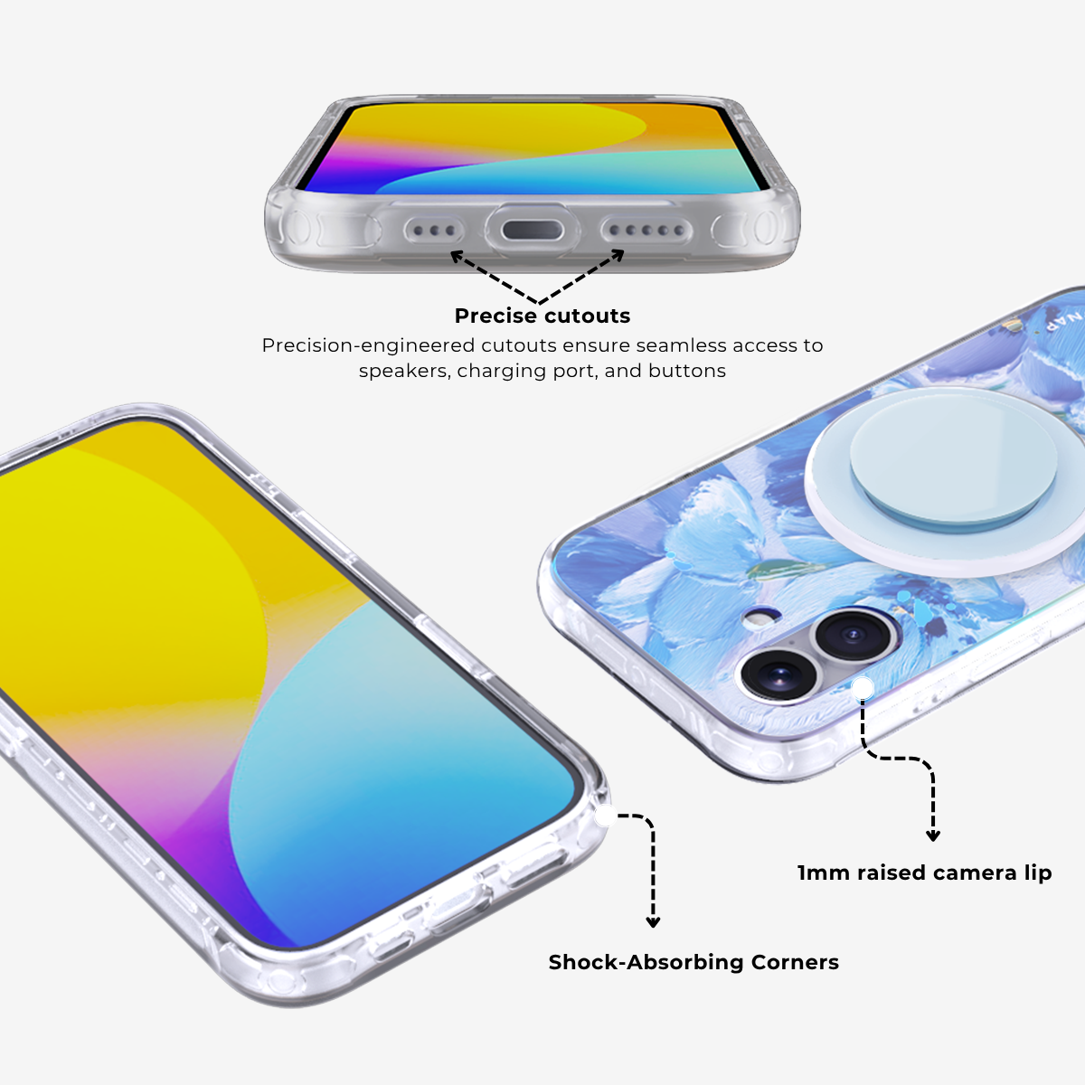 SakuraDream|Pink MagSafe Phone Case Grip Set Grip Set
