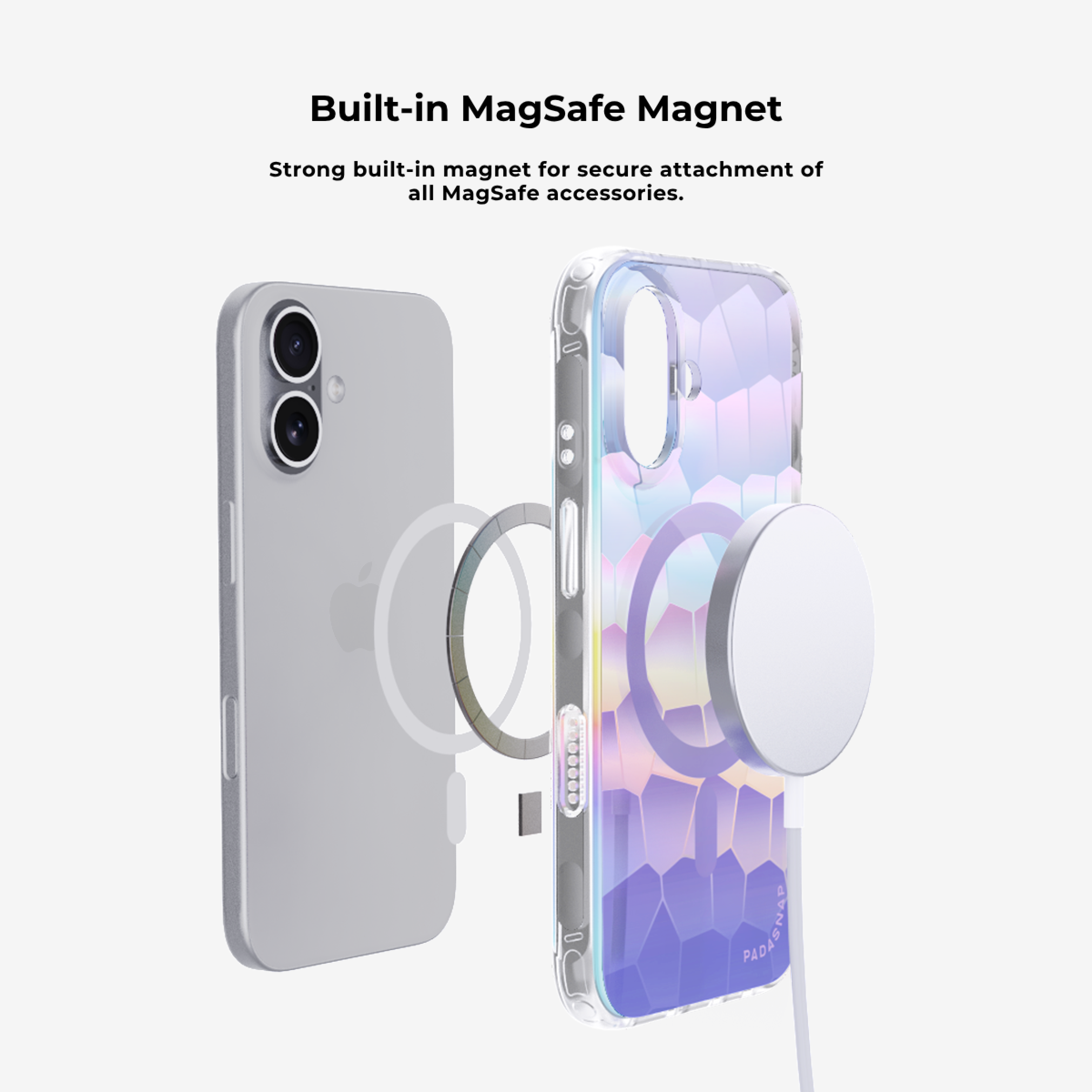 Fully Upgraded—Opaque!Vacay Glow MagSafe Phone Case Grip Set