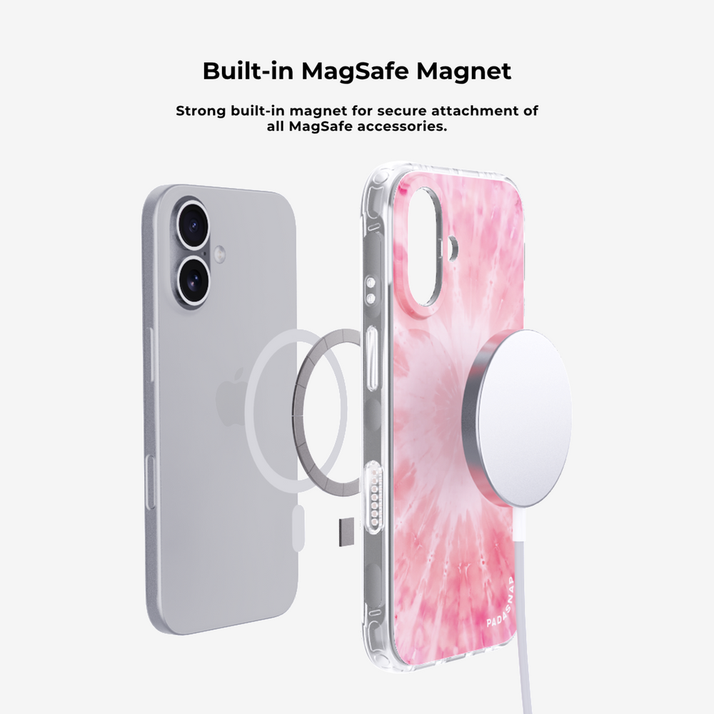 Tie-Dye Spark | Purple MagSafe Phone Case Grip Set