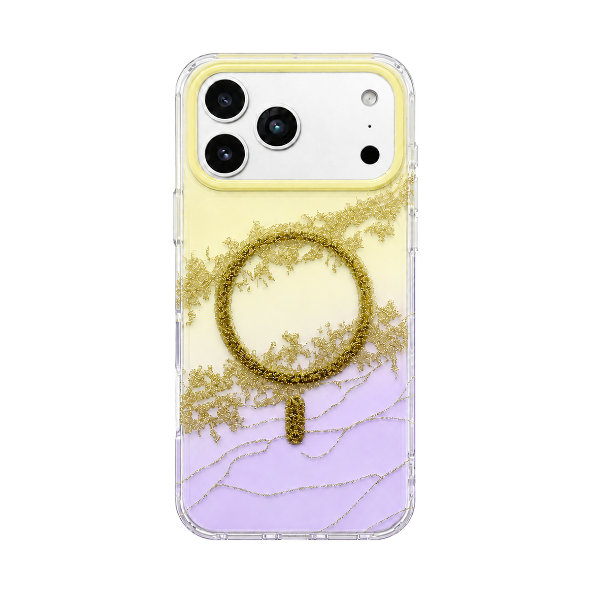 Gilded Gradient Clear MagSafe Phone Case