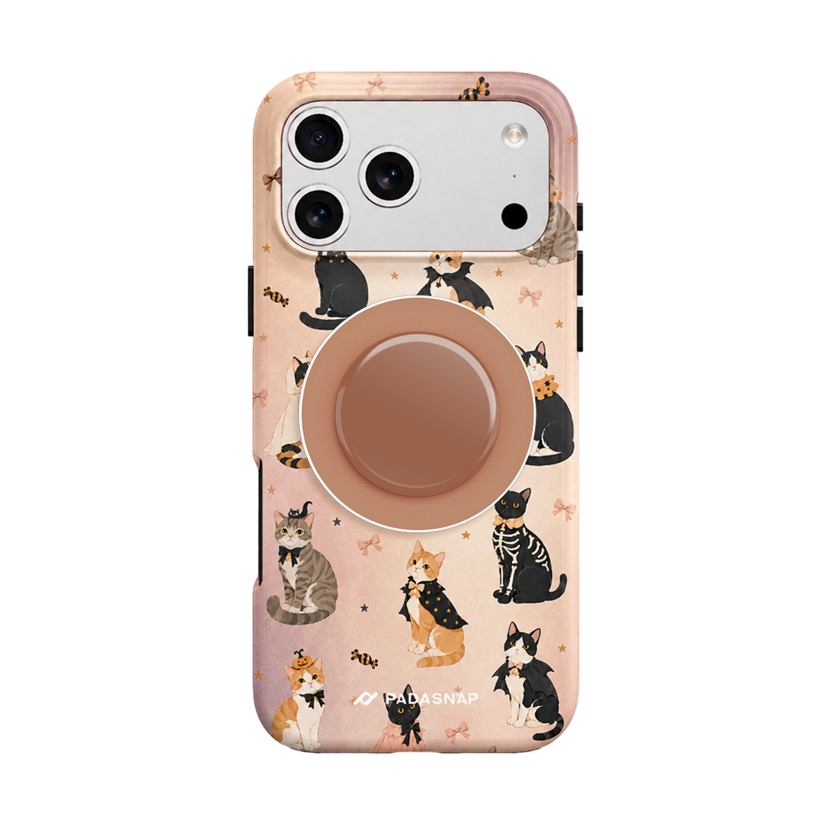 Spooky Kitty MagSafe Phone Case Grip Set