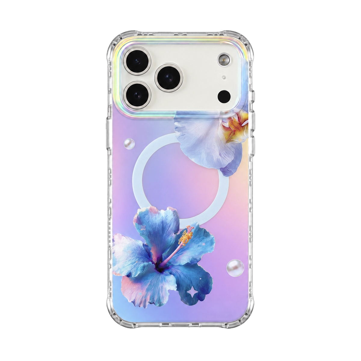 GlamFlora | Blue MagSafe Phone Case