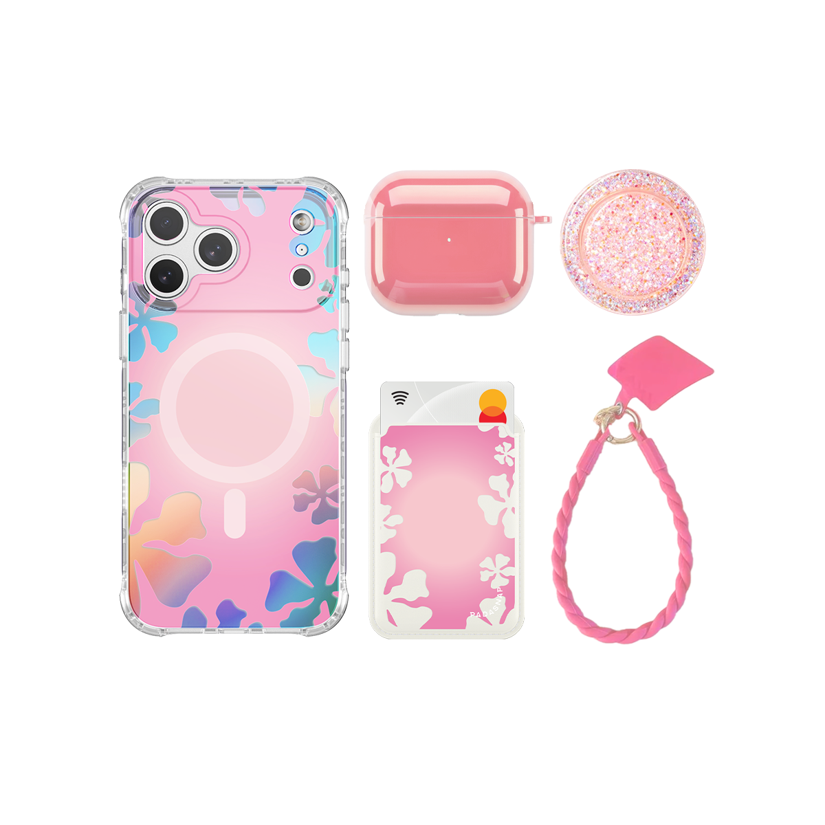 SunnyWrap Pink iPhone Bundle Set