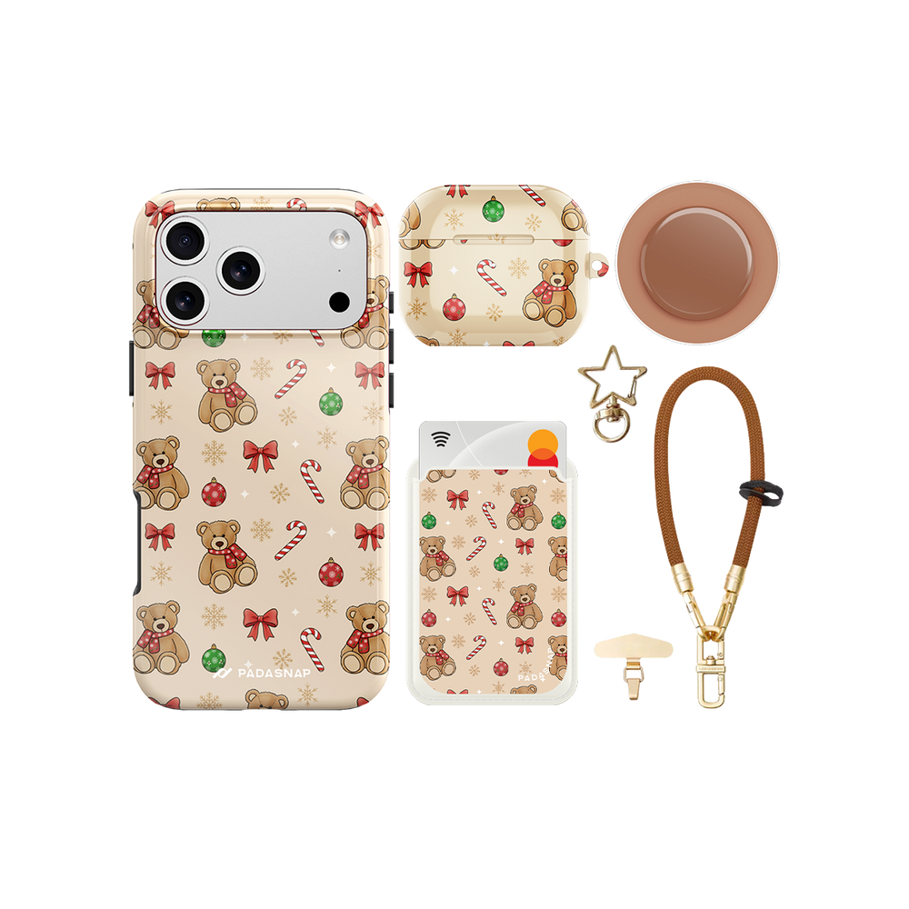 Teddy Christmas iPhone Bundle Set