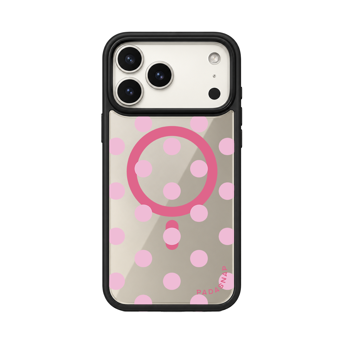 Pink Dot Mirror MagSafe Phone Case