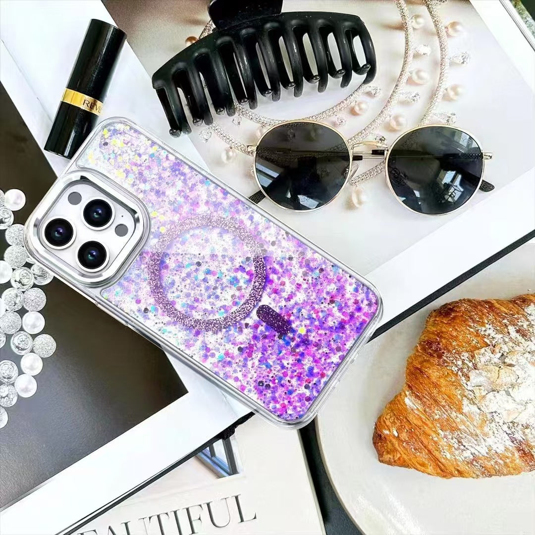 All That Glitter | MagSafe Phone Case Grip Strap With Removable Corners