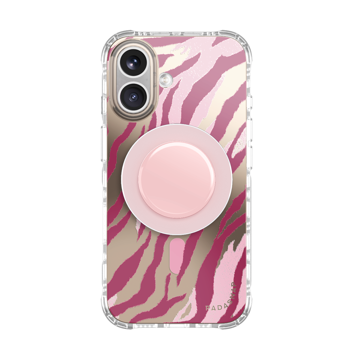 Golden Roar | Pink MagSafe Phone Case Grip Set