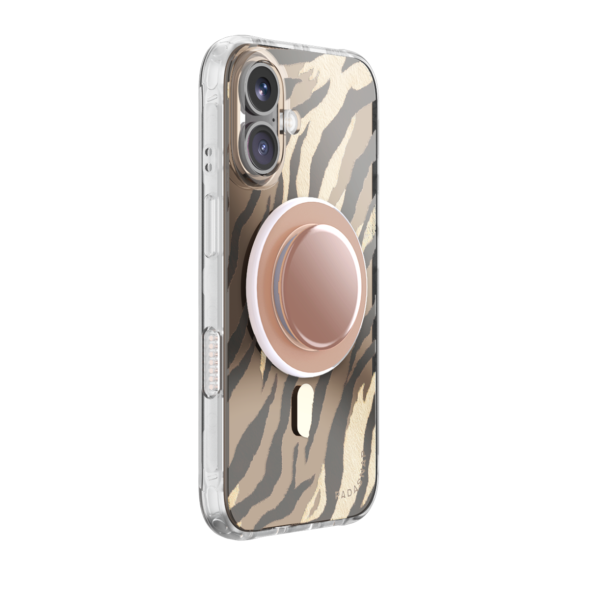 Golden Roar | Pink MagSafe Phone Case Grip Set