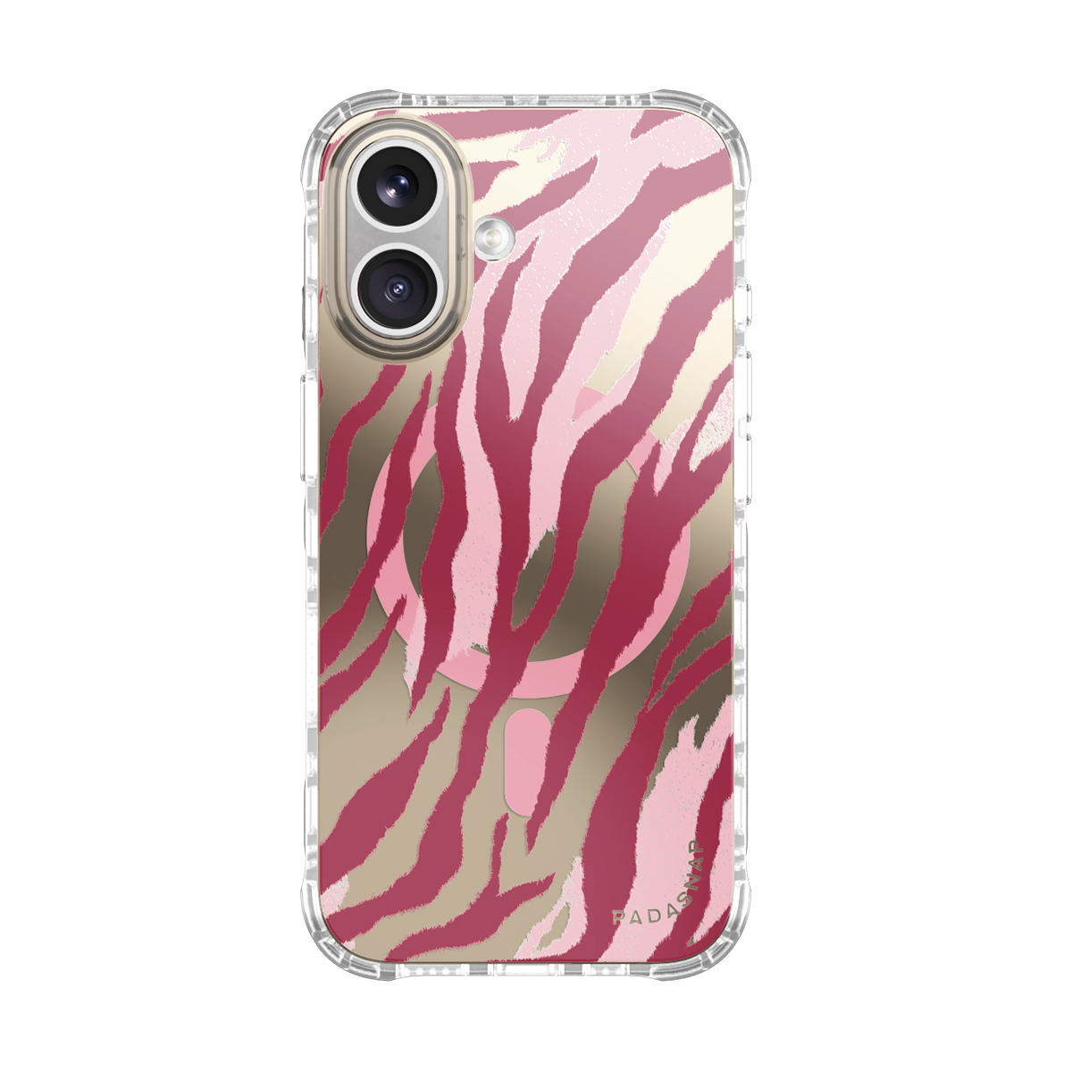 Golden Roar | Pink MagSafe Phone Case Grip Set