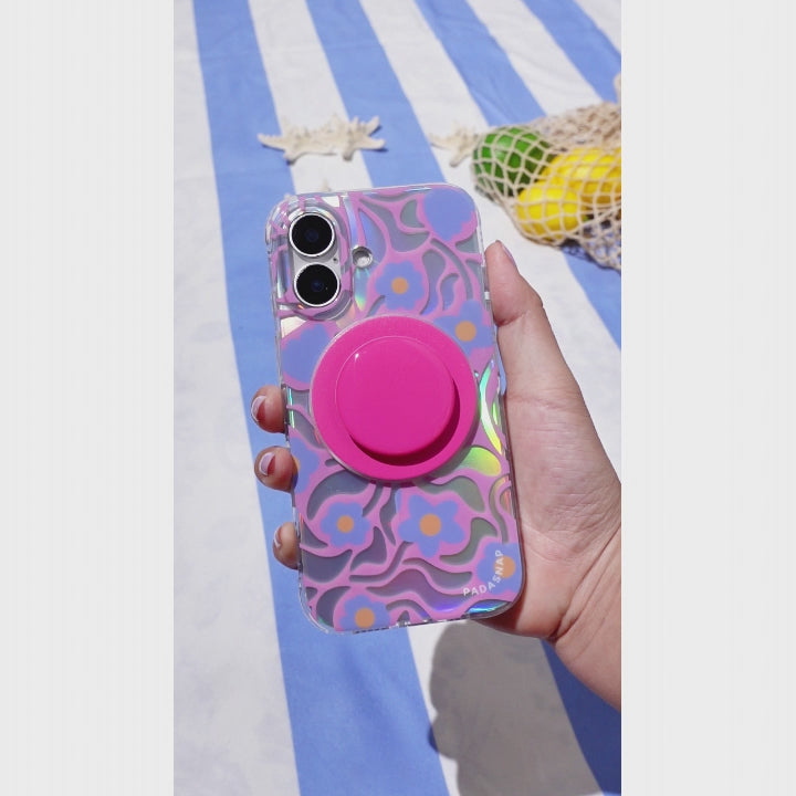 BotanSolid | Pink MagSafe Phone Case Grip Set