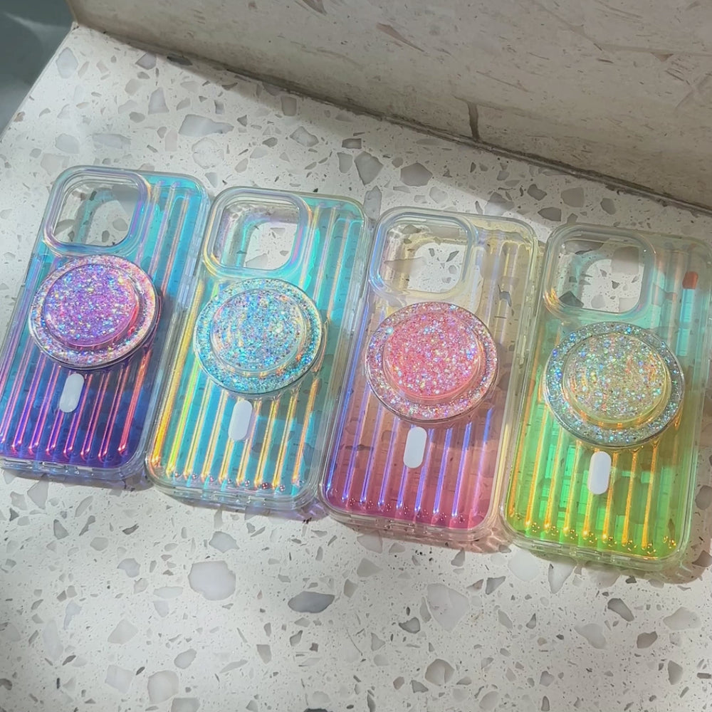 Aurora Valise | Laser MagSafe Phone Case Grip Set