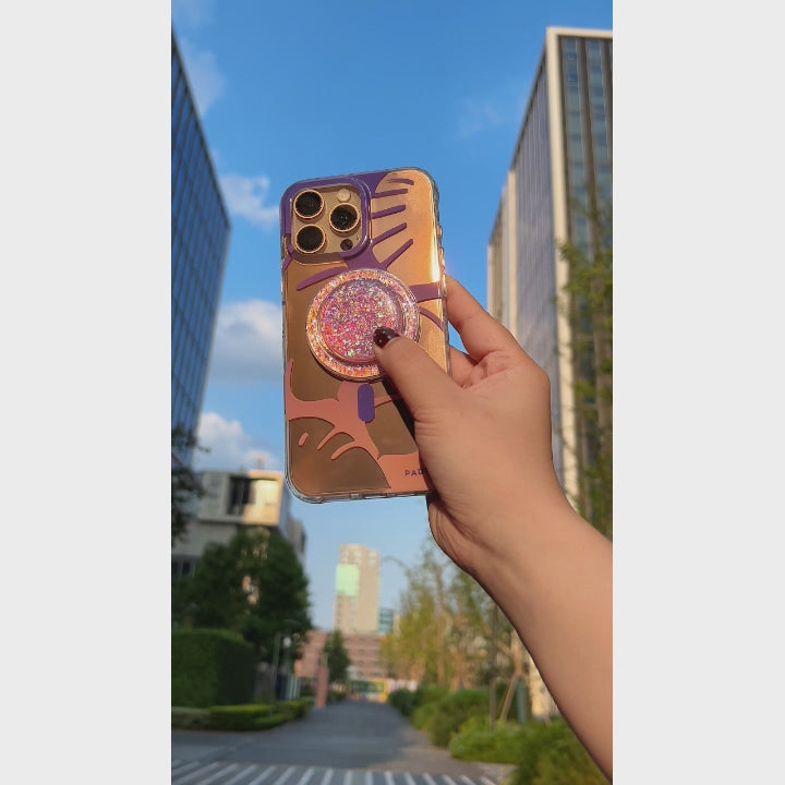 GreenScape | Purple MagSafe Phone Case Grip Set