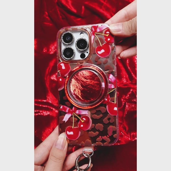 Cherry Luxe | MagSafe Phone Case Grip Set