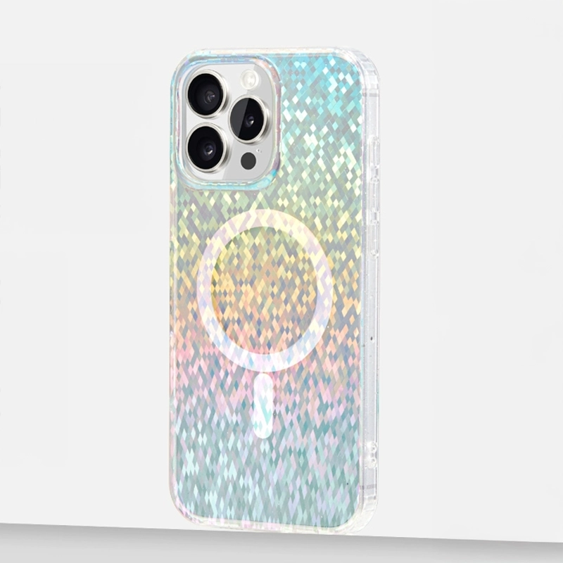 Stardust Glitter | Clear MagSafe Phone Case