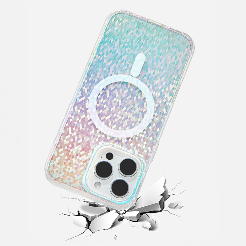 Glitter Clear MagSafe Phone Case