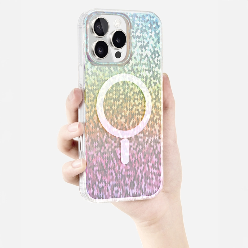 Stardust Glitter | Clear MagSafe Phone Case