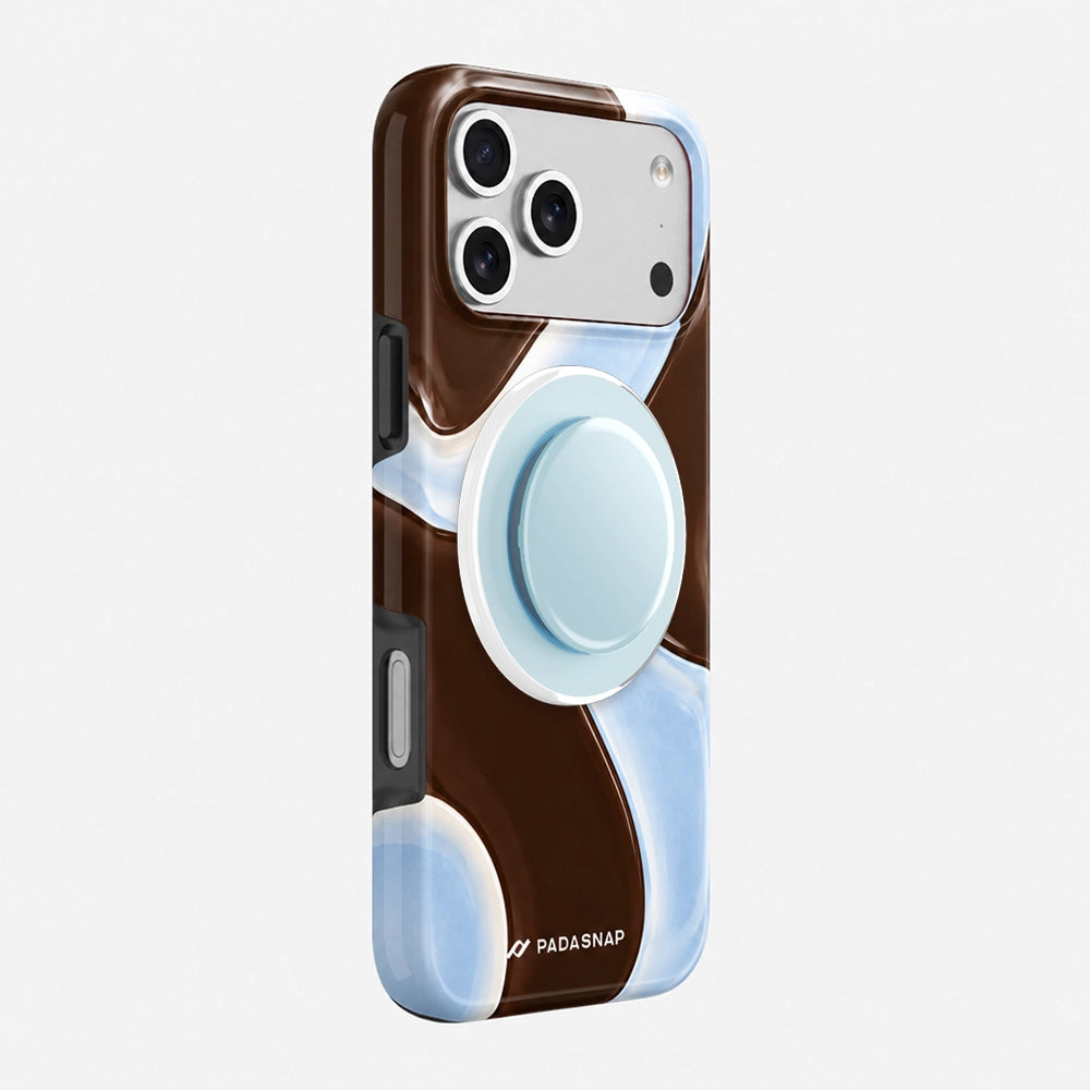 Iced Mocha MagSafe Phone Case Grip Set
