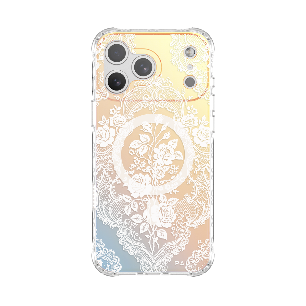 Gilded Rose Weave MagSafe Phone Case Grip Set