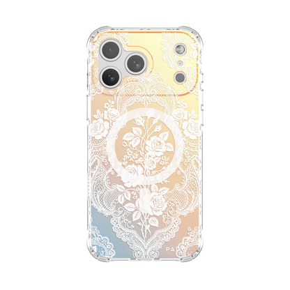 Gilded Rose Weave MagSafe Phone Case Grip Set
