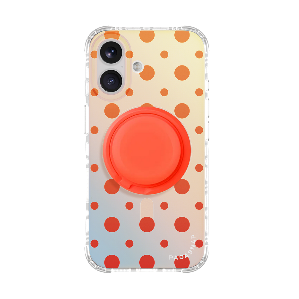 Cider Polka｜Purple MagSafe Phone Case Grip Set