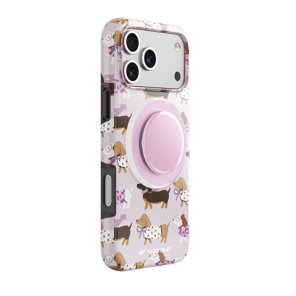 EverTail Love Dachshund MagSafe Phone Case Grip Set