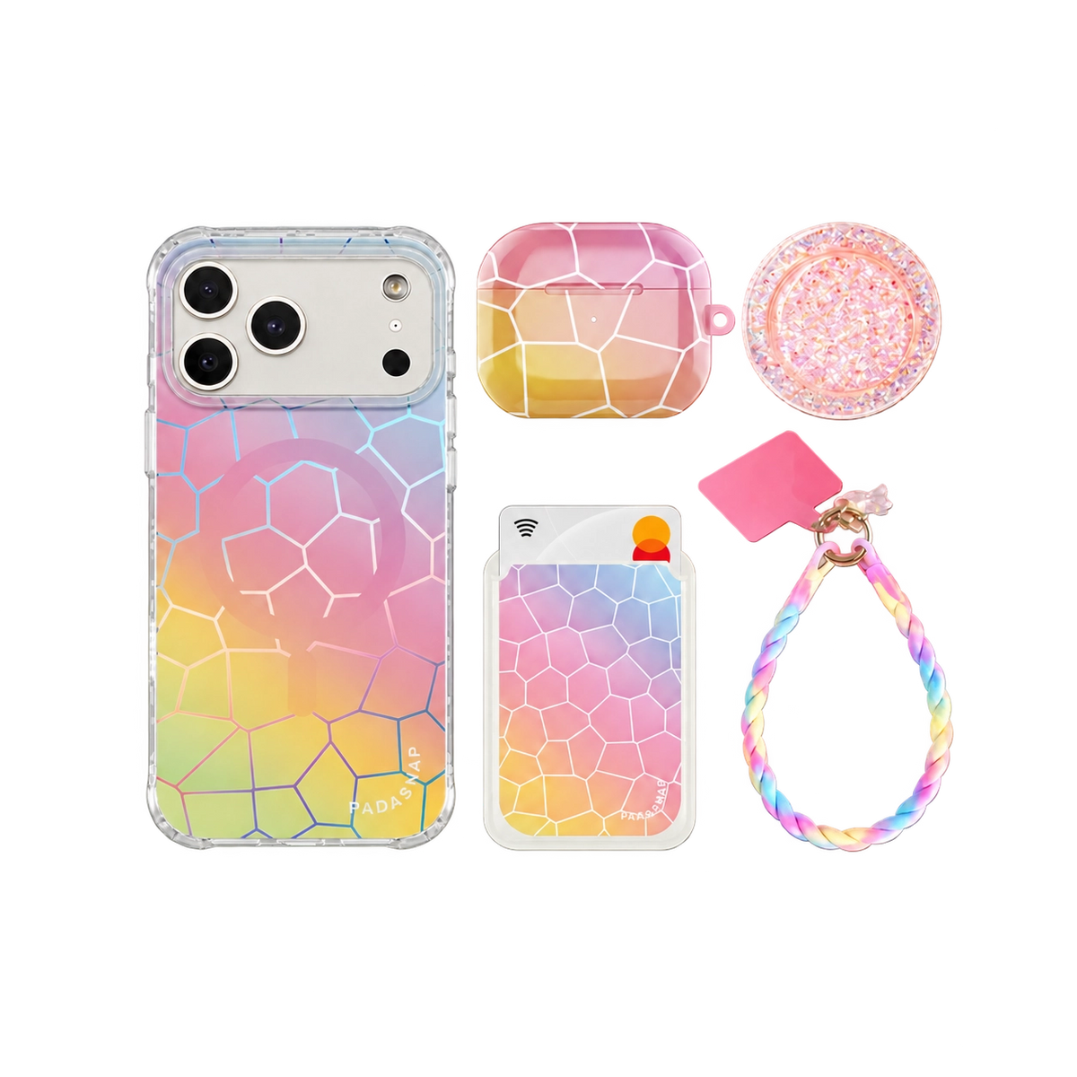Vacay Glow Coloful iPhone Bundle Set