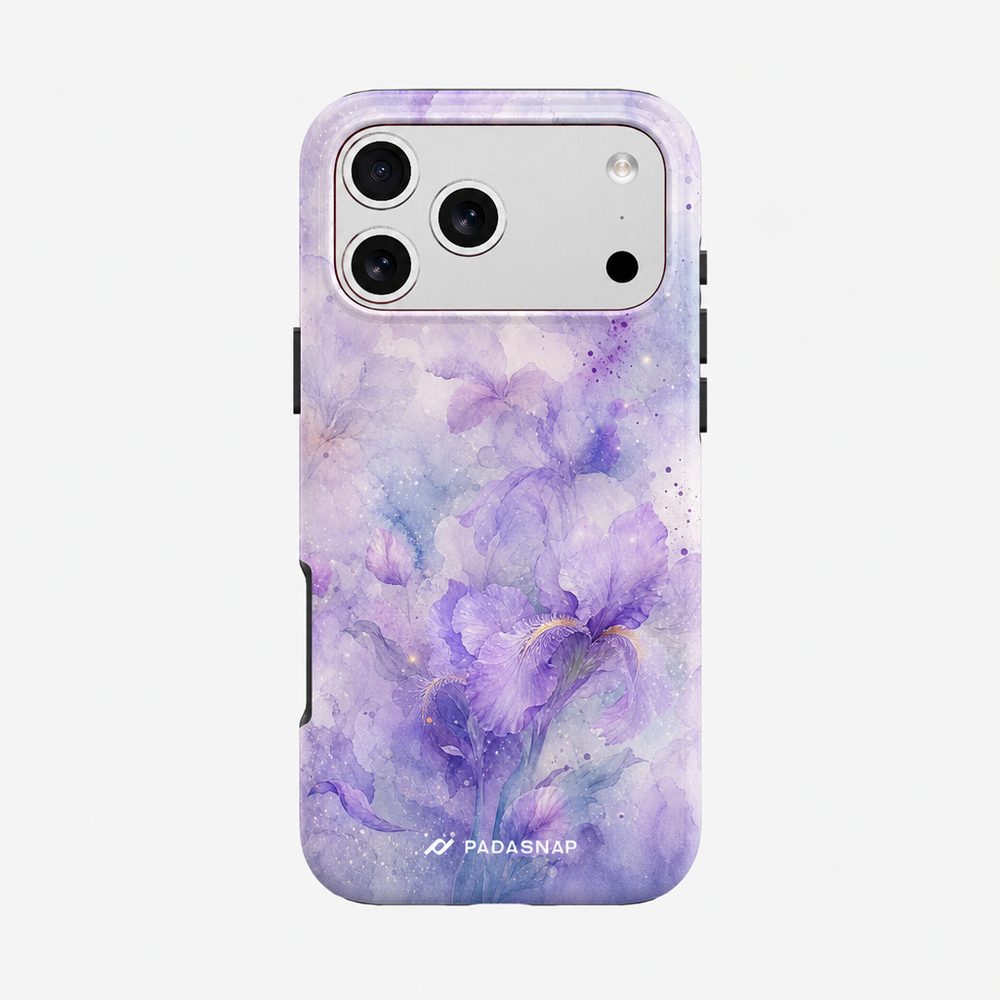 Purple Iris MagSafe Phone Case