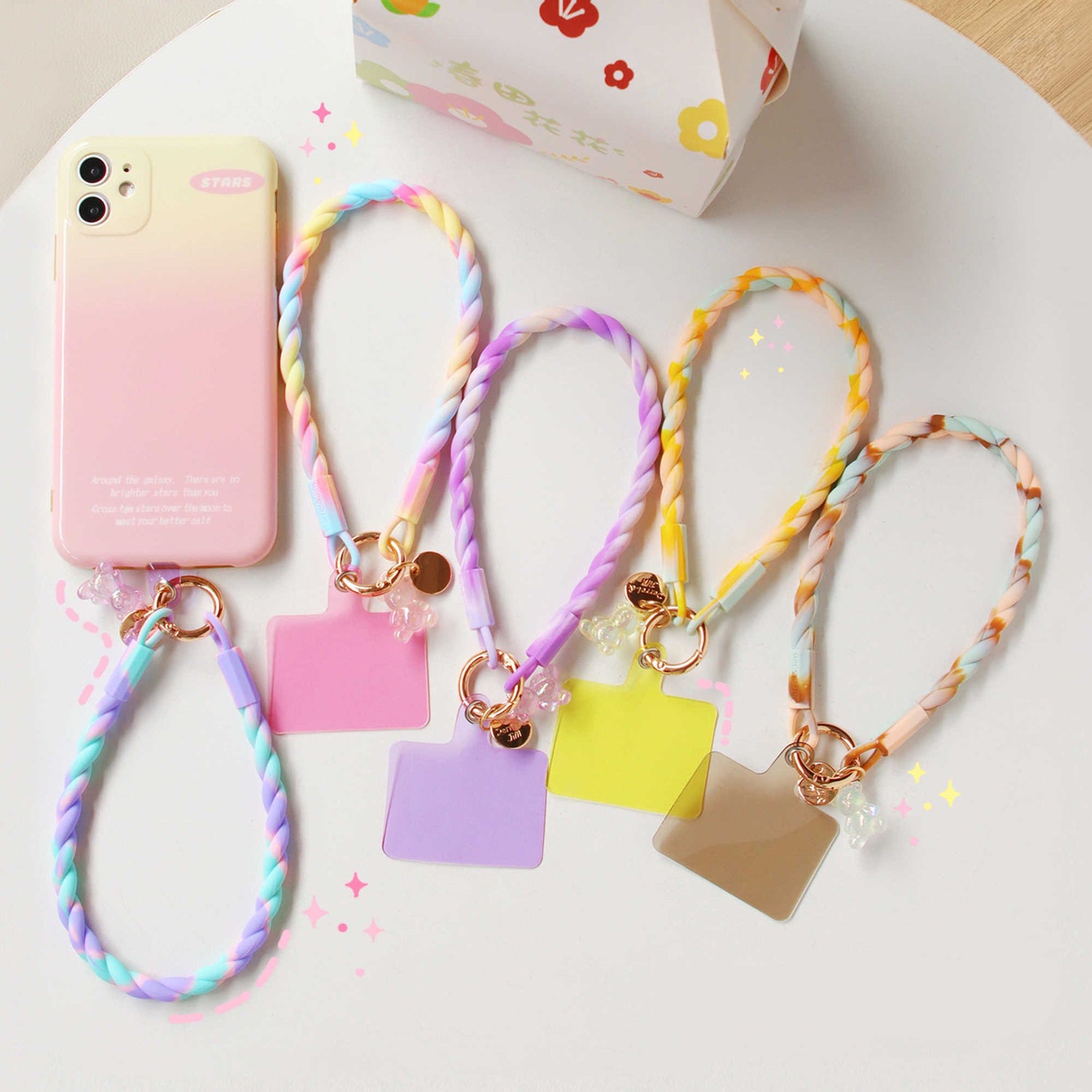 Leopard Print | Iridescent MagSafe Phone Case Grip Strap