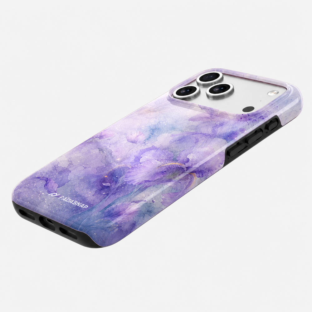 Purple Iris MagSafe Phone Case