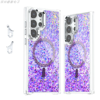 Glitter | MagSafe Phone Case With Removable Corners For Samsung