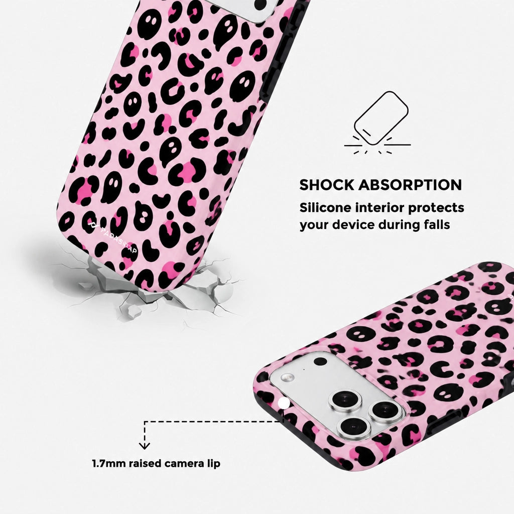 Ghosty Leopard MagSafe Phone Case Grip Set