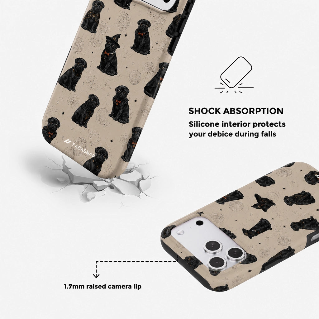 Midnight Pug MagSafe Phone Case