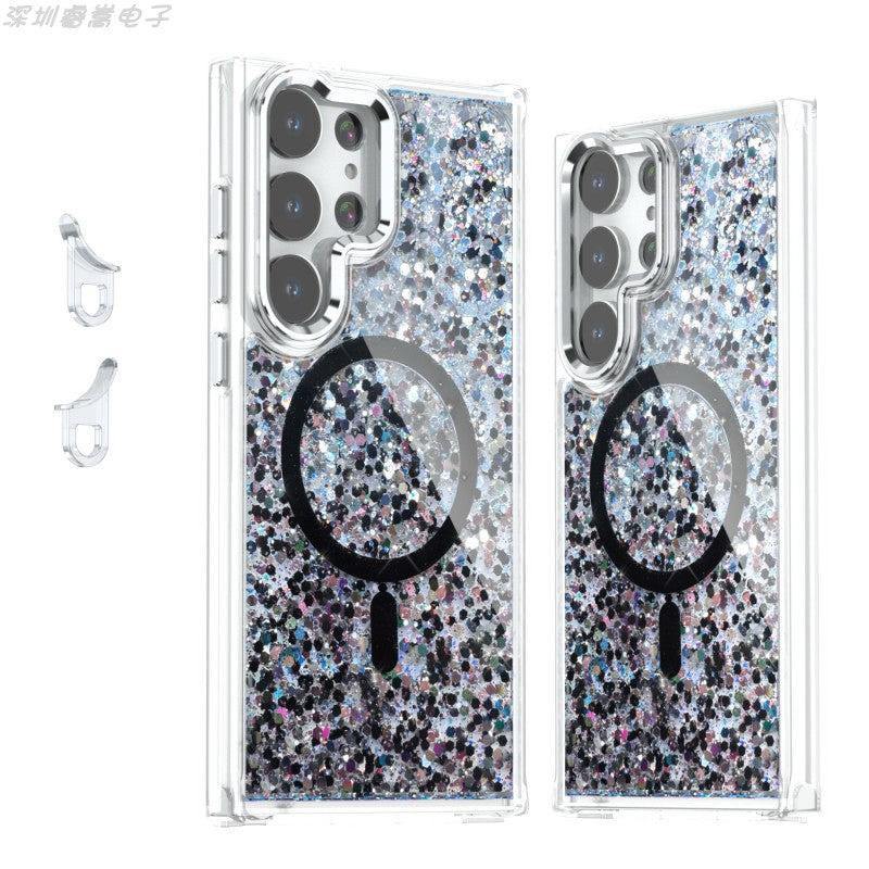 Glitter | MagSafe Phone Case With Removable Corners For Samsung