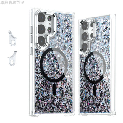 Glitter | MagSafe Phone Case With Removable Corners For Samsung