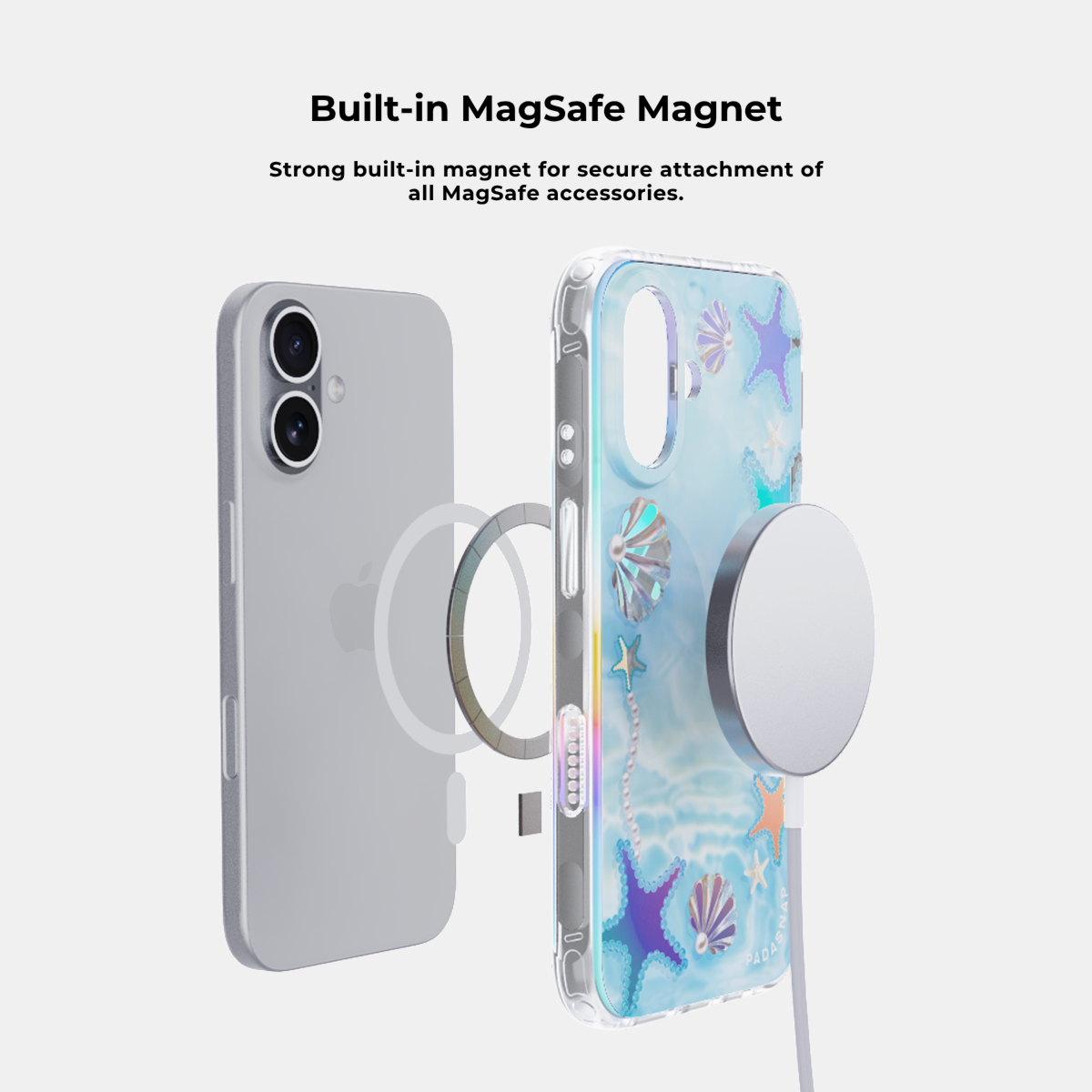 Ocean Glow MagSafe Phone Case Grip Set