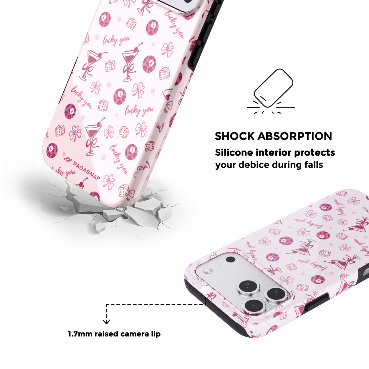 Lucky You Pink MagSafe Phone Case