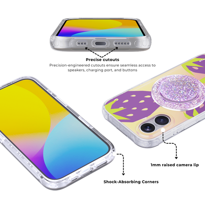 BerryBlast | Purple MagSafe Phone Case