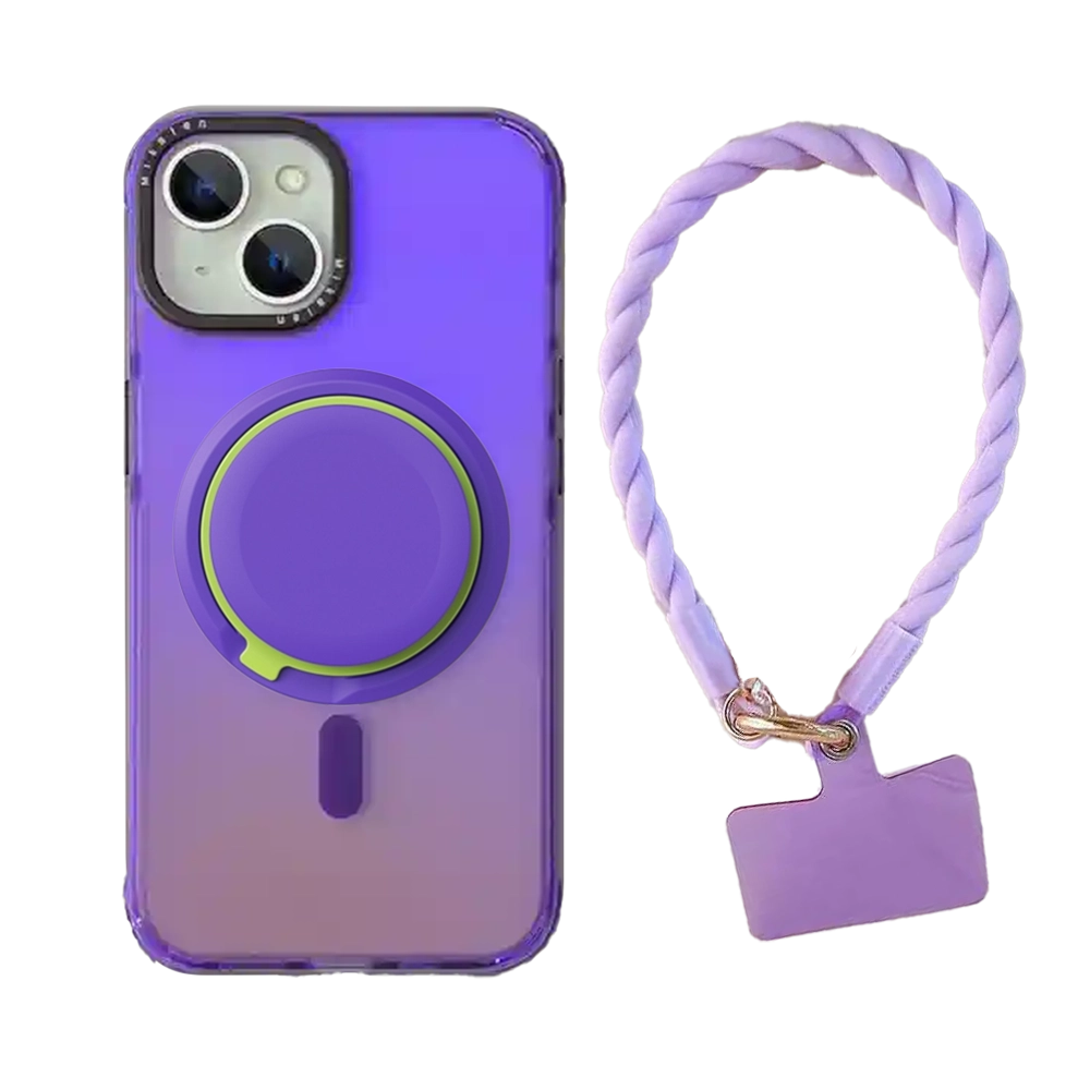 Gradient Aurora | MagSafe Phone Case Grip Strap Set