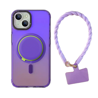 Gradient Aurora | MagSafe Phone Case Grip Strap Set