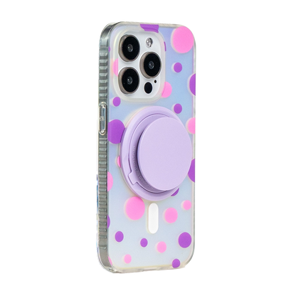 Opalescent Polka Dot | MagSafe Phone Case Grip Set