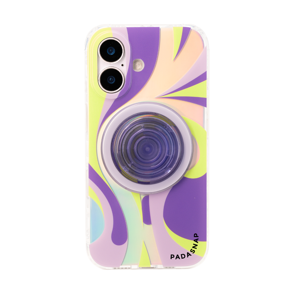 Luminous Strokes | Pueple MagSafe Phone Case Grip Set