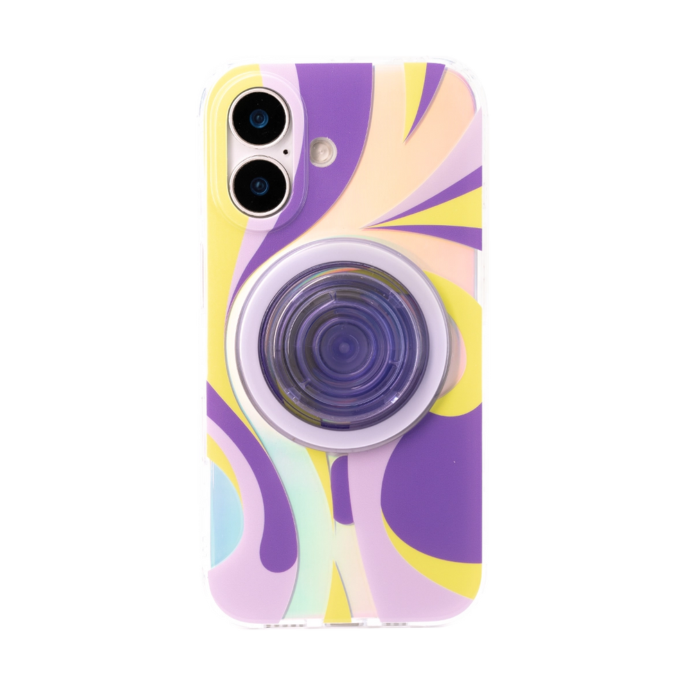 Luminous Strokes | Blue MagSafe Phone Case Grip Set