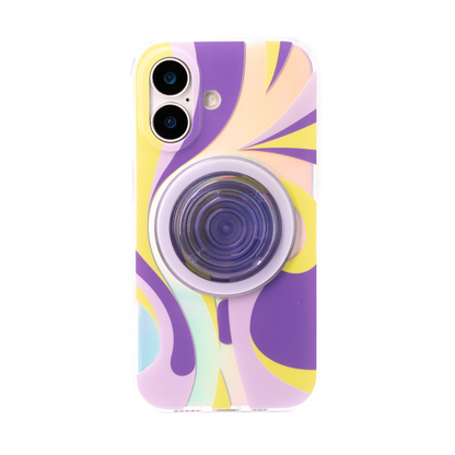 Luminous Strokes | Blue MagSafe Phone Case Grip Set