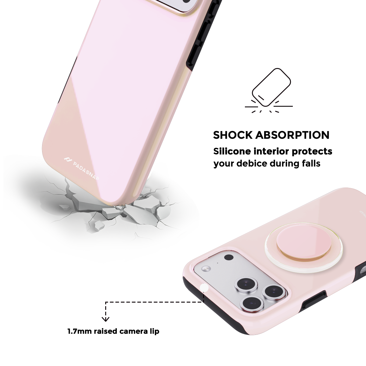 MonoTone | Purple MagSafe Phone Case Grip Set