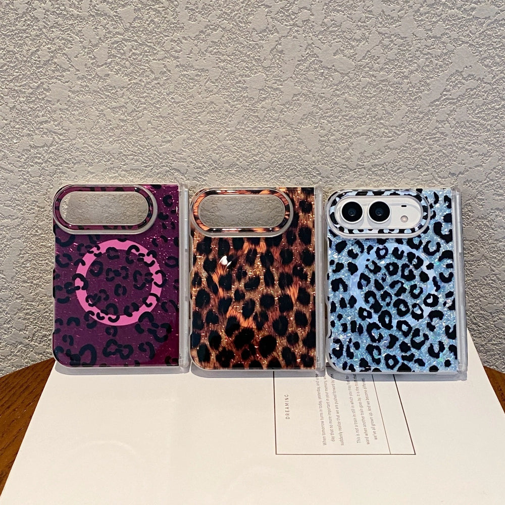 Glitter Leopard MagSafe Phone Case