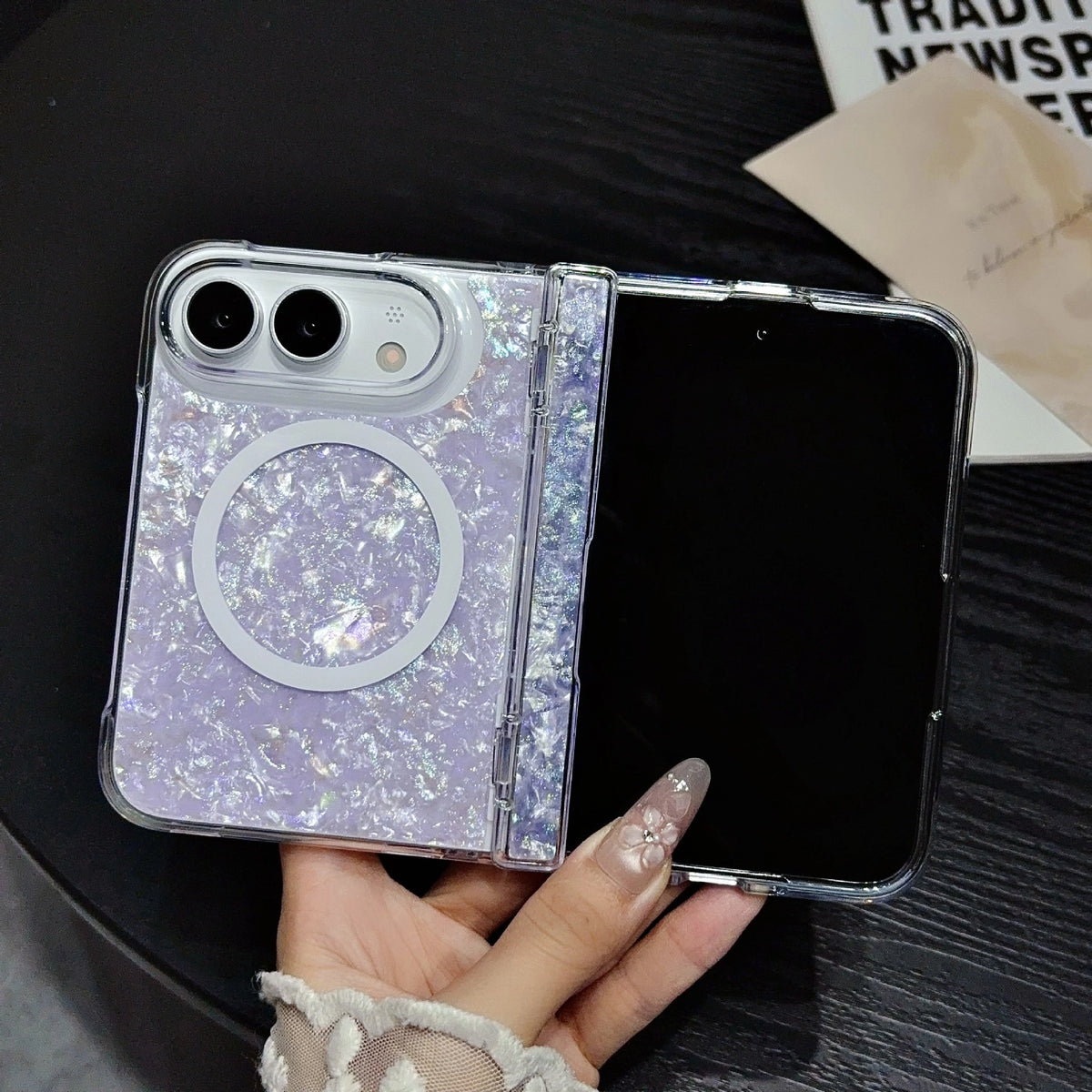 Opal Crush MagSafe Phone Case-Pink