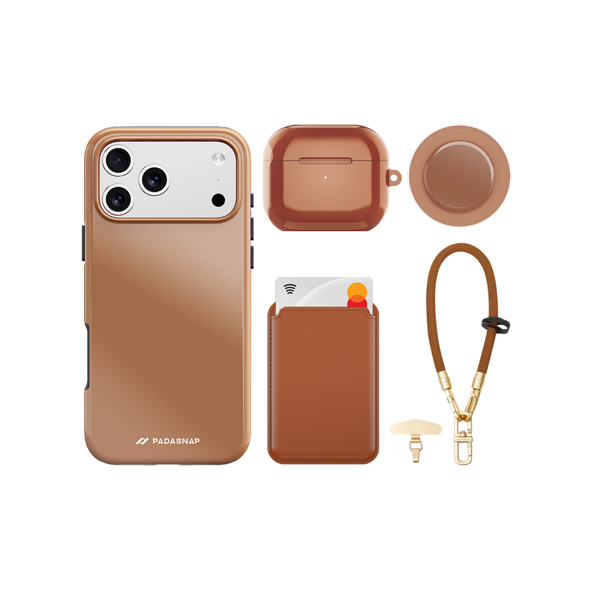 MonoTone Mocha Brown iPhone Bundle Set