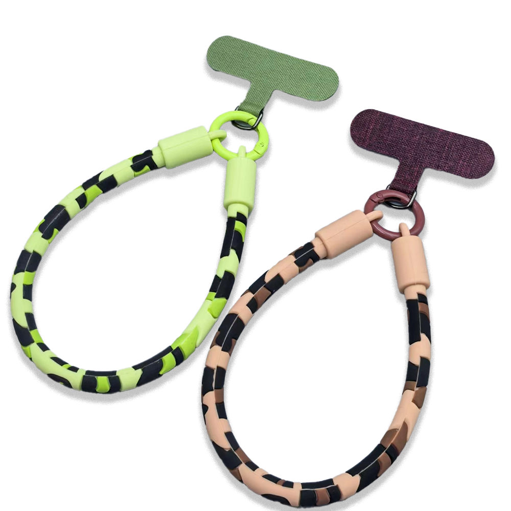 Wild Leopard Silicone Phone Wrist Strap